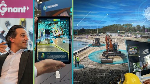Technology and construction sites by Hexagon